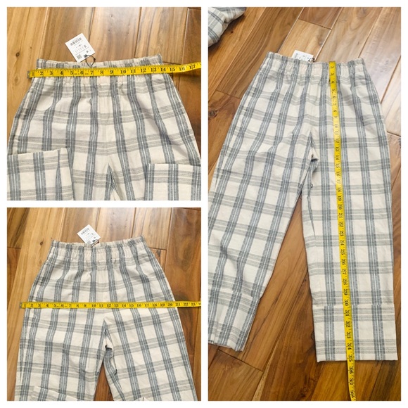 🚫SOLD🚫ZARA RUSTIC CHECK SUIT-BLAZER CROPPED PANT - Picture 13 of 14